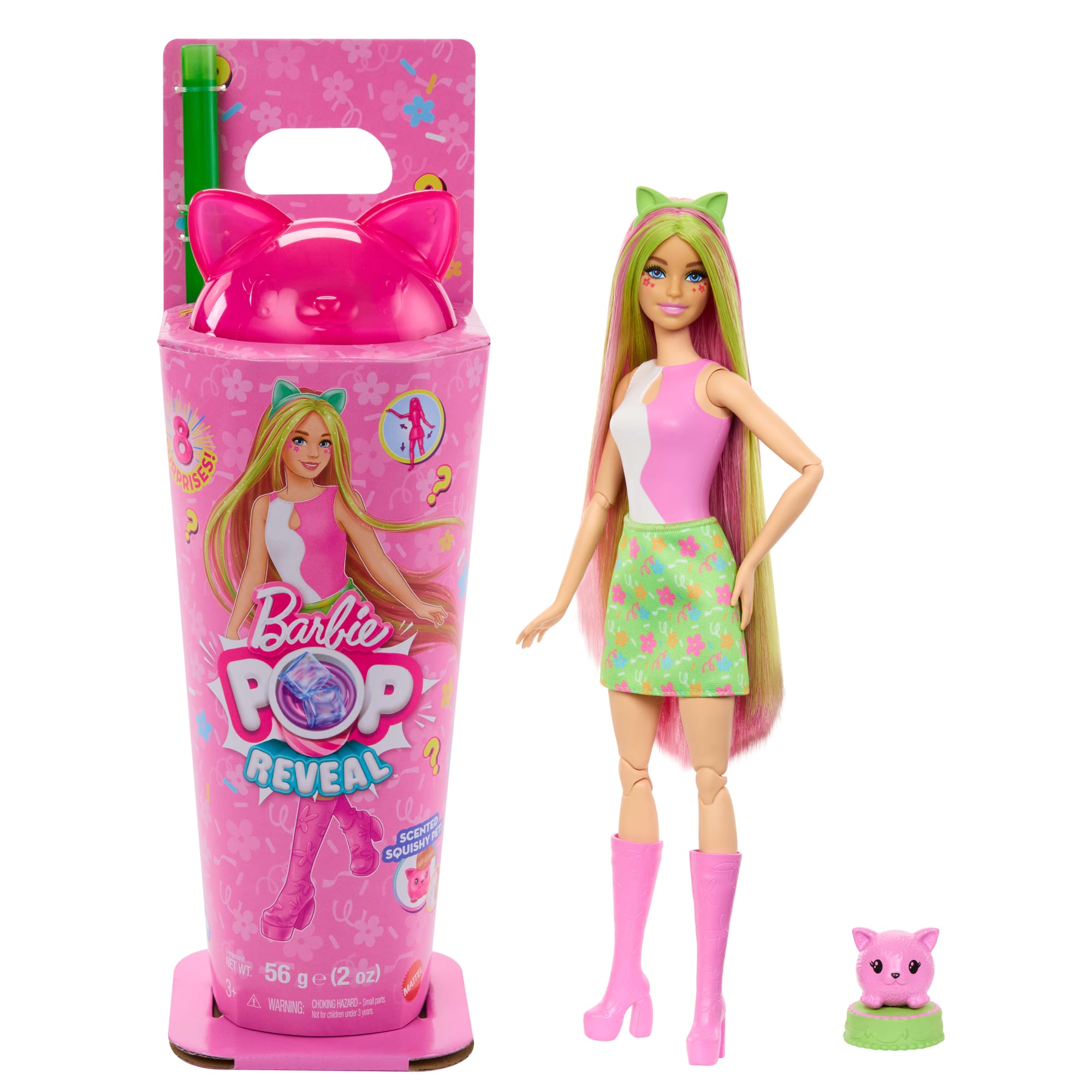 Barbie Pop Reveal Muñeca Serie de Animalitos Conejito