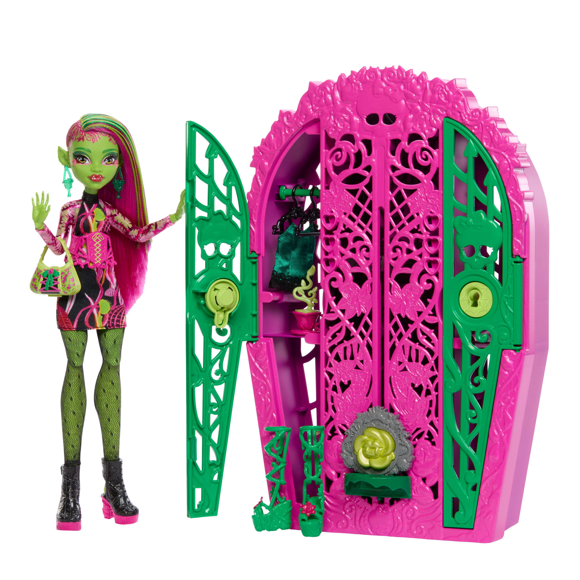 Monster High Boneca Skulltimate Secrets Garden Secrets Venus