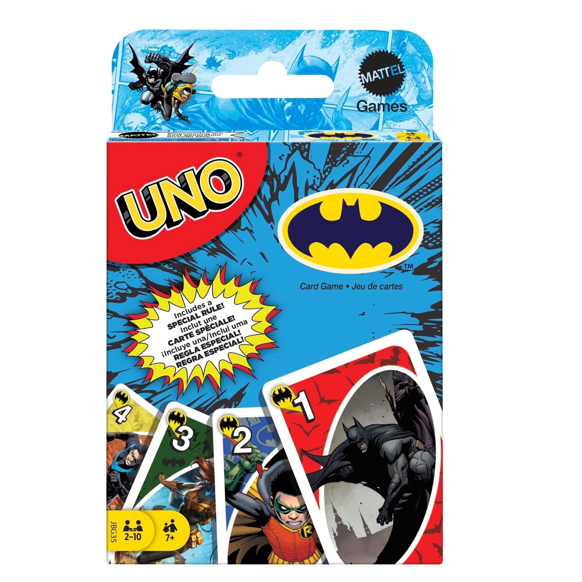 UNO Batman Card Game For Kids & Family Night