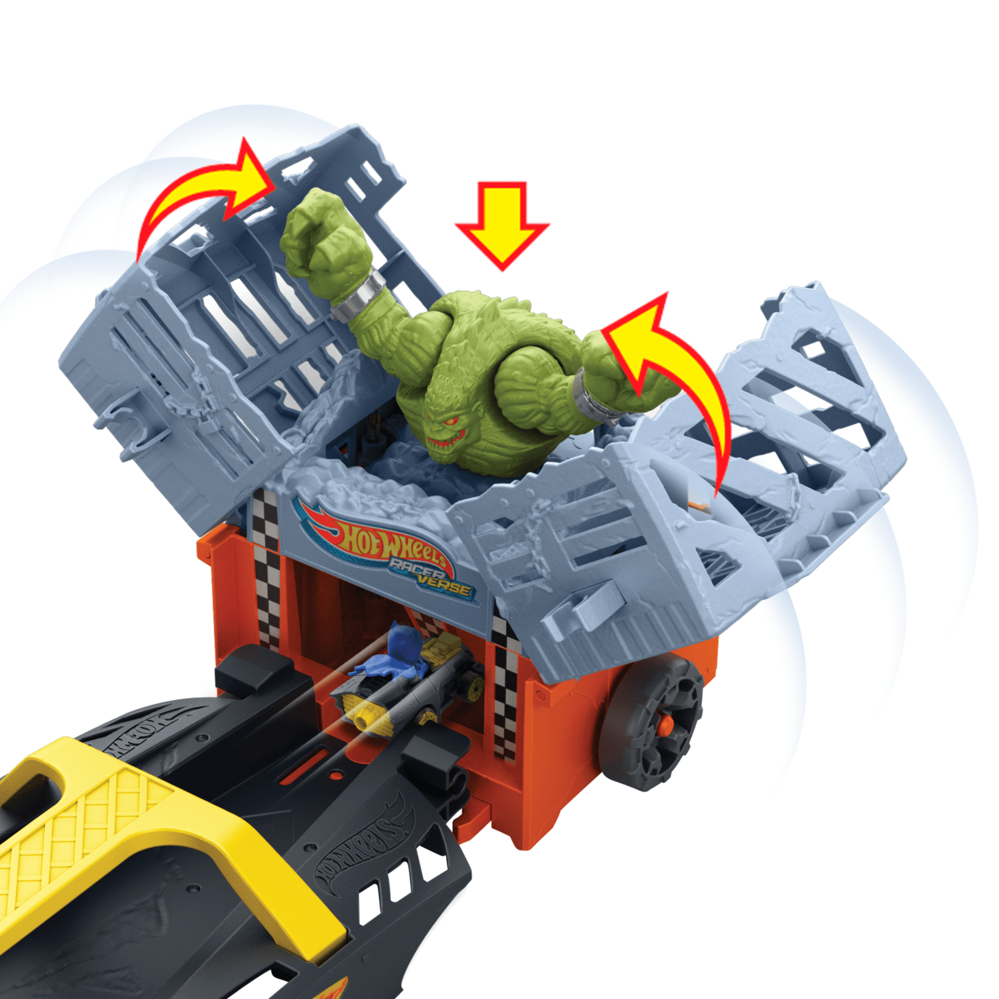 Hot Wheels-Racerverse Batman Évasion-Véhicule Avec 2Voitures en Métal